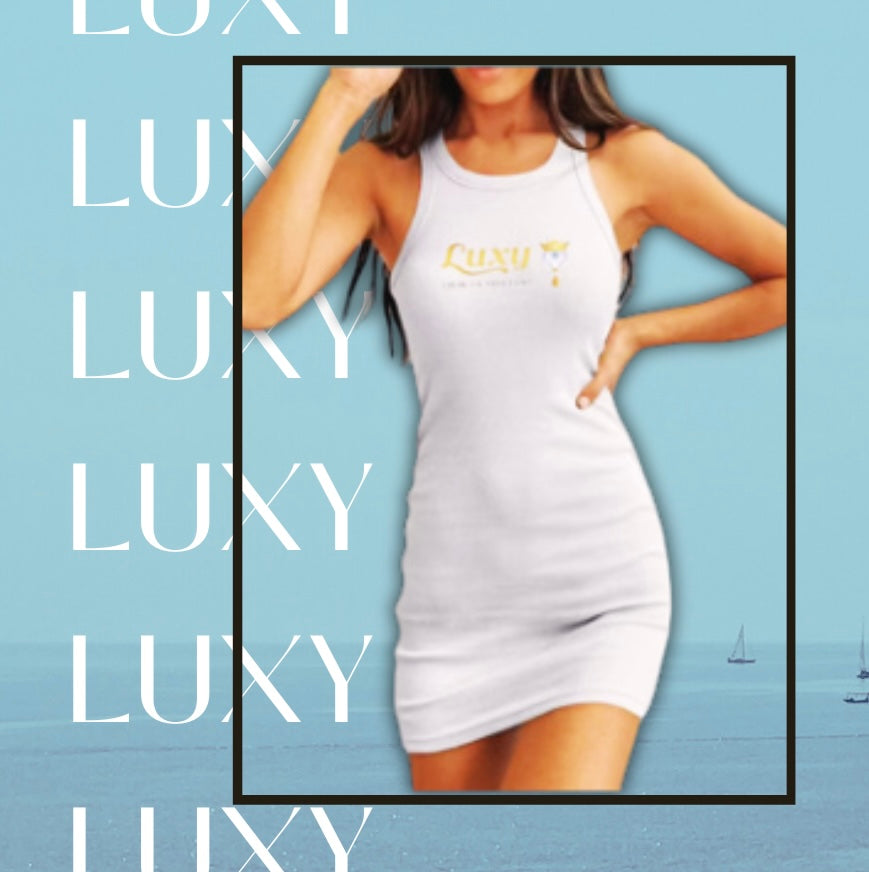 Classic Tank Dress WHITE