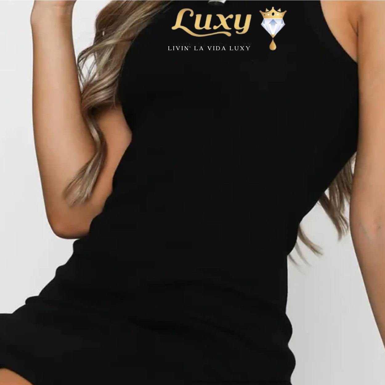 Classic Tank Dress BLACK